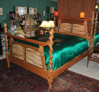 Sculpted Queen Bed