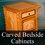 Carved Bedside Cabinets