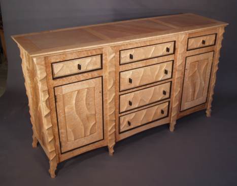 Birdseye Maple Sideboard
