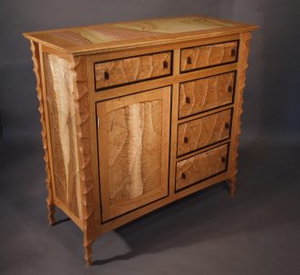 Cherry Carved Case