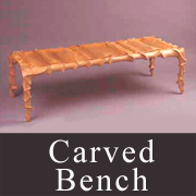 Carved Bench