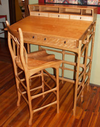 Grovewood Cherry Stand Up Desk