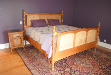 King Bed with Side Cabinets