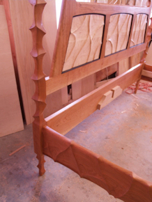 Sculpted King Bed
