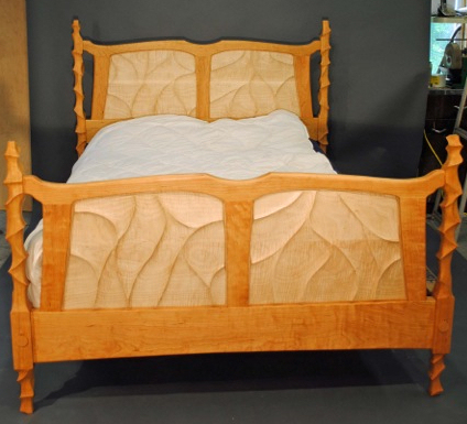 Sculpted Queen Bed