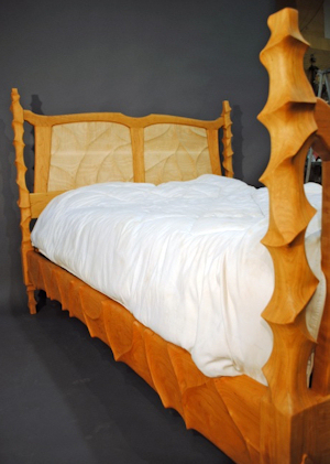 Sculpted Queen Bed