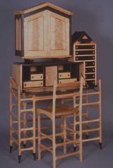 Tall Wenge Desk